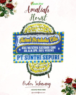 Papan Bunga Duka di Rajeg