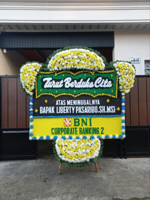 Papan Bunga Duka di Rajeg