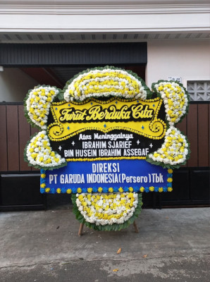 Papan Bunga Duka di Rajeg