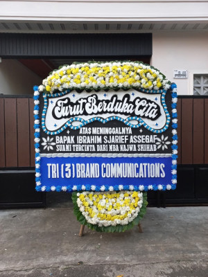 Papan Bunga Duka di Rajeg